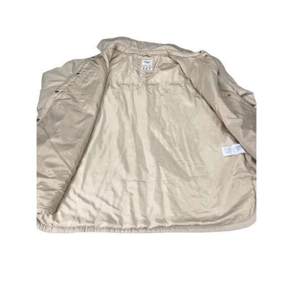 Abercrombie & Fitch Shirt Jacket Shacket Womens XL Beige - Picture 9 of 12